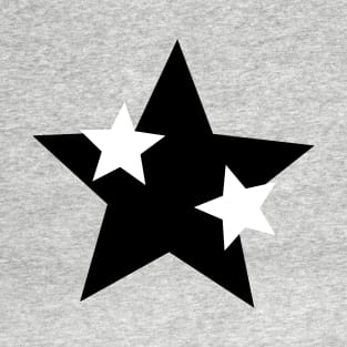 Pattern Stars B & W T-Shirt